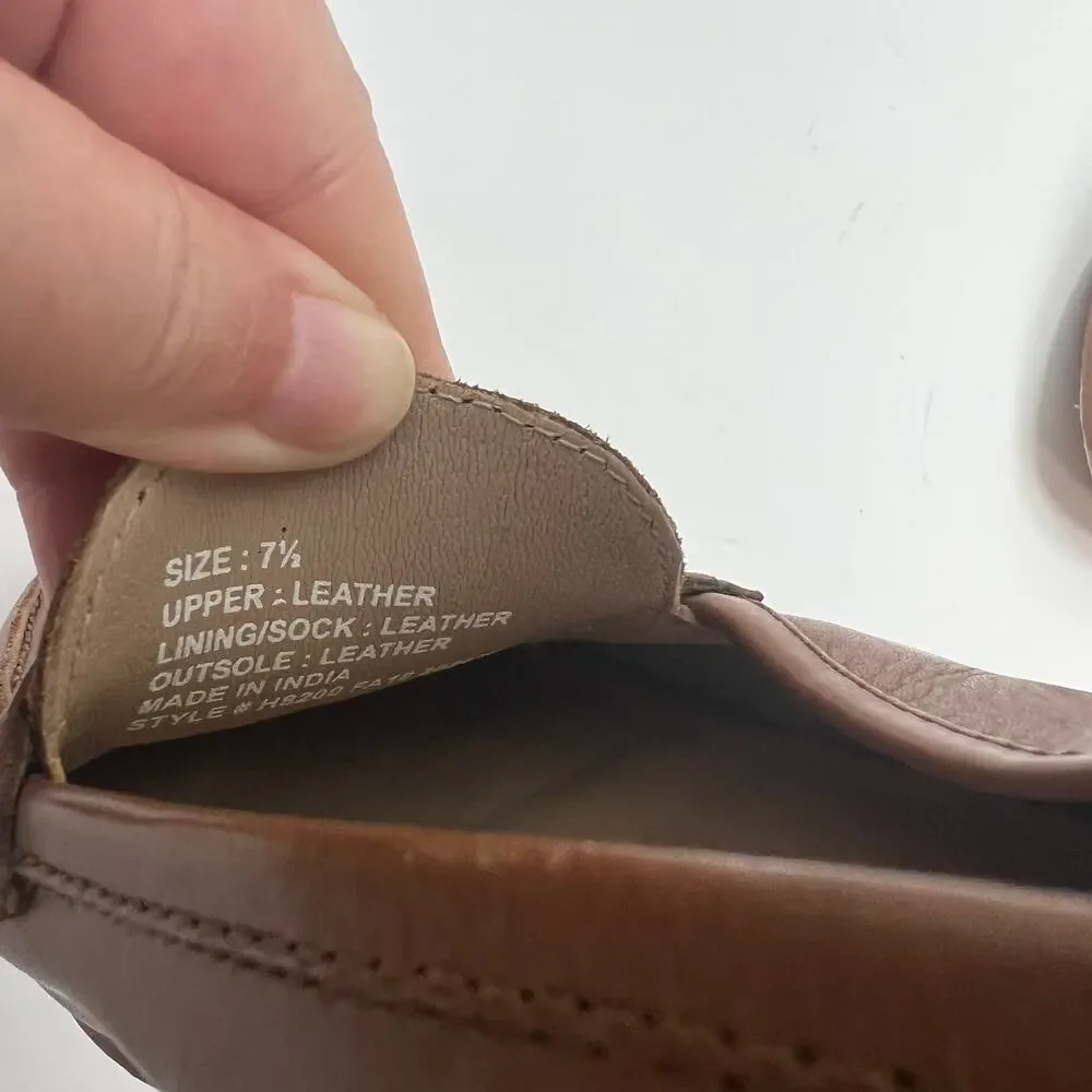 J. Crew Academia Leather Loafers Womens 7.5 School College Work Business Casual